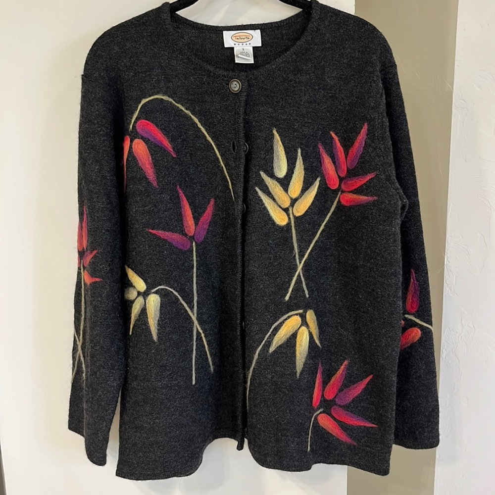 Talbots 100% Wool Cardigan